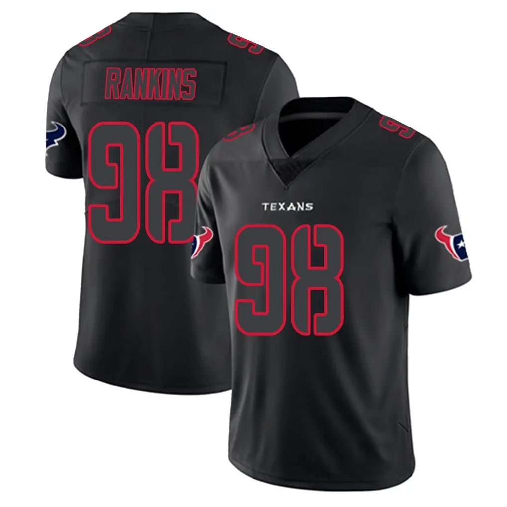 Johmsee H.Texans #98 Sheldon Rankins Player Black Impact Limited Game Stitched Jerseys