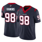 Johmsee H.Texans #98 Sheldon Rankins Player Navy Limited Vapor F.U.S.E. Home Game Stitched Jerseys