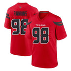 Johmsee H.Texans #98 Sheldon Rankins Player Red Alternate Home Game Stitched Jerseys