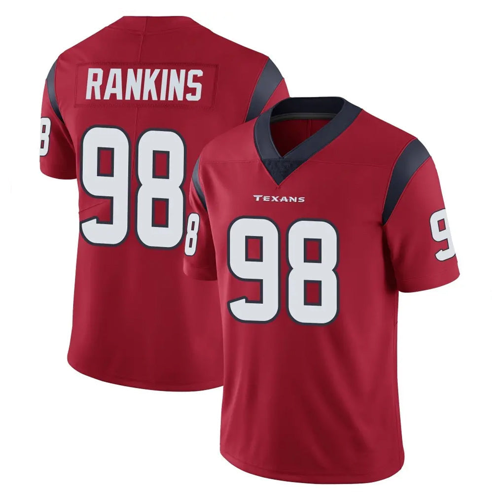 Johmsee H.Texans #98 Sheldon Rankins Player Red Limited Vapor Untouchable Home Game Stitched Jerseys