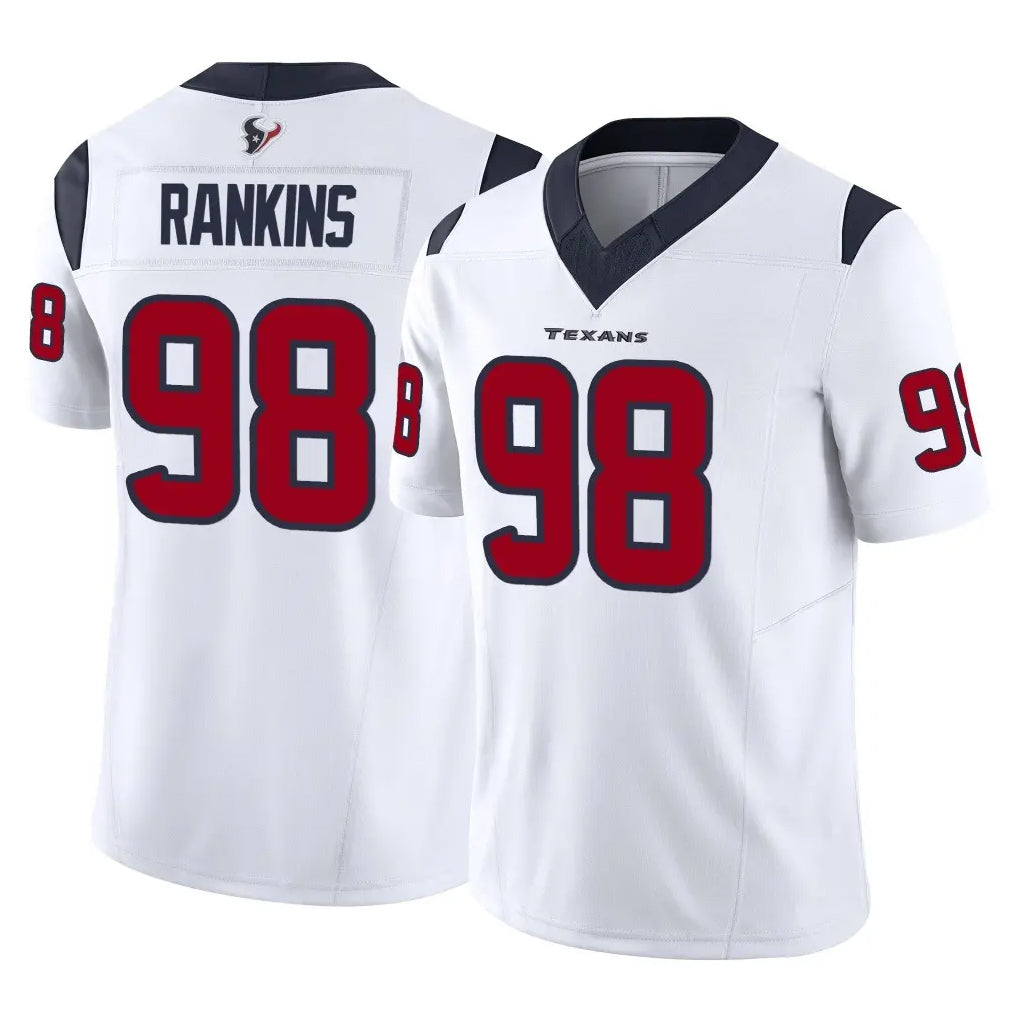 Johmsee H.Texans #98 Sheldon Rankins Player White Limited Vapor F.U.S.E. Home Game Stitched Jerseys