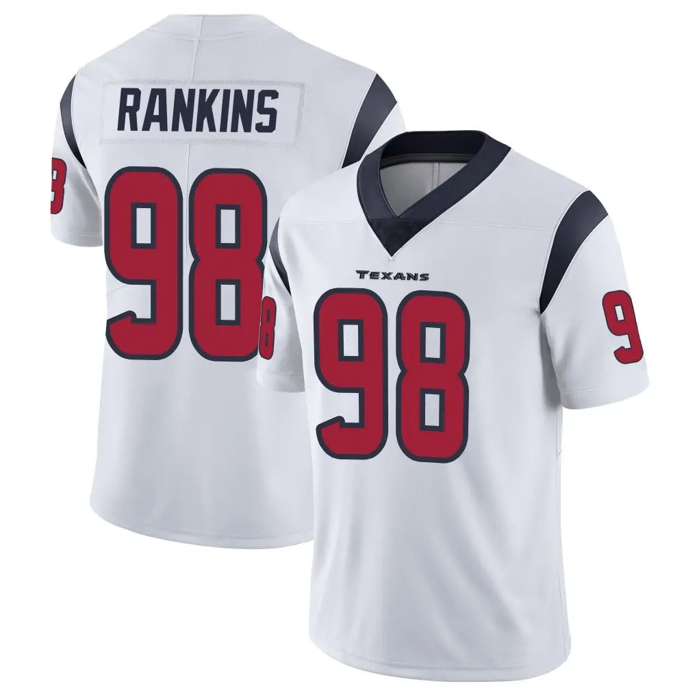 Johmsee H.Texans #98 Sheldon Rankins Player White Limited Vapor Untouchable Home Game Stitched Jerseys