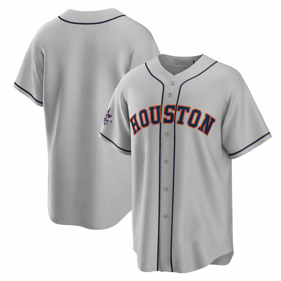 Houston Astros 2025 All-Star Game Away Replica Jersey - Gray Stitched Baseball Jersey