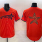 Houston Astros Team Big Logo Orange 2025 City Connect With Texas Patch Limited Stitched Baseball Jersey