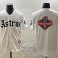 Houston Astros Team Big Logo White Gothic 'Houston Born Barrio Raised' Limited Stitched Baseball Jersey