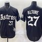 Houston Astros #27 Jose Altuve Black Gothic 'Houston Born Barrio Raised' Limited Stitched Baseball Jersey