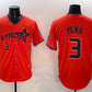 Houston Astros #3 Jeremy Pena Orange 2025 City Connect With Texas Patch Limited Stitched Baseball Jersey