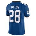 Johmsee IN.Colts #28 Jonathan Taylor Blue Vapor F.U.S.E. Limited Jersey American Stitched Jersey