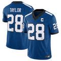 Johmsee IN.Colts #28 Jonathan Taylor Blue Vapor F.U.S.E. Limited Jersey American Stitched Jerseys