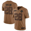 Johmsee IN.Colts #28 Jonathan Taylor Brown 2023 Salute To Service Limited Jersey Stitched Jerseys