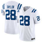 Johmsee IN.Colts #28 Jonathan Taylor White Vapor F.U.S.E. Limited Jersey American Stitched Jerseys