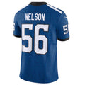 Johmsee IN.Colts #56 Quenton Nelson Blue Vapor F.U.S.E. Limited Jersey American Stitched Jerseys