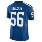 Johmsee IN.Colts #56 Quenton Nelson Blue Vapor F.U.S.E. Limited Jersey American Stitched Jerseys