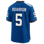 Johmsee IN.Colts #5 Anthony Richardson Royal Indiana Nights Alternate Game Jersey American Stitched Jersey