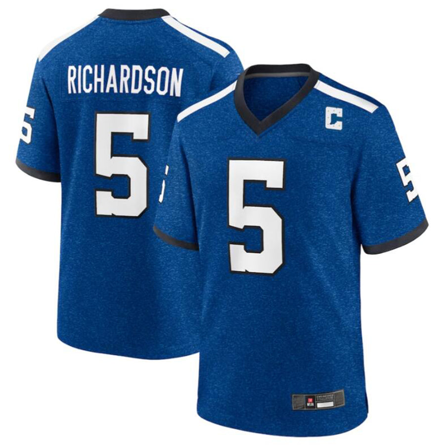 Johmsee IN.Colts #5 Anthony Richardson Royal Indiana Nights Alternate Game Jersey American Stitched Jerseys