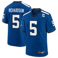 Johmsee IN.Colts #5 Anthony Richardson Royal Indiana Nights Alternate Game Jersey American Stitched Jerseys