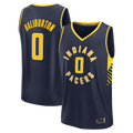 Johmsee I.Pacers #0 Tyrese Haliburton  Navy Fast Break Replica Jerseys - Icon Edition