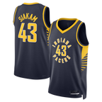 Johmsee I.Pacers #43 Pascal Siakam Navy Swingman Jerseys - Icon Edition