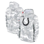 Johmsee IN.Colts Arctic Camo Salute to Service Hoodies Limited Game Blank Player Stitched Jerseys