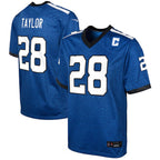 Johmsee IN.Colts Indiana Nights Alternate Game Stitched Jerseys - Royal - #28 Jonathan Taylor Player