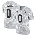 Johmsee IN.Colts #0 Camryn Bynum Player Arctic Camo Salute To Service Limited Game Stitched Jerseys