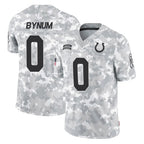 Johmsee IN.Colts #0 Camryn Bynum Player Arctic Camo Salute To Service Limited Game Stitched Jerseys