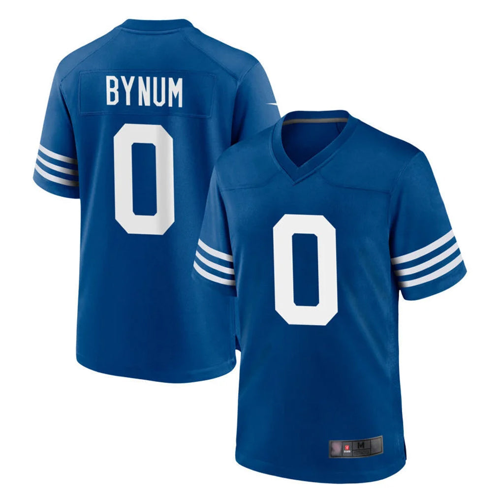 Johmsee IN.Colts #0 Camryn Bynum Player Royal Limited Home Game Stitched Jerseys