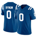 Johmsee IN.Colts #0 Camryn Bynum Player Royal Limited Vapor F.U.S.E. Home Game Stitched Jerseys