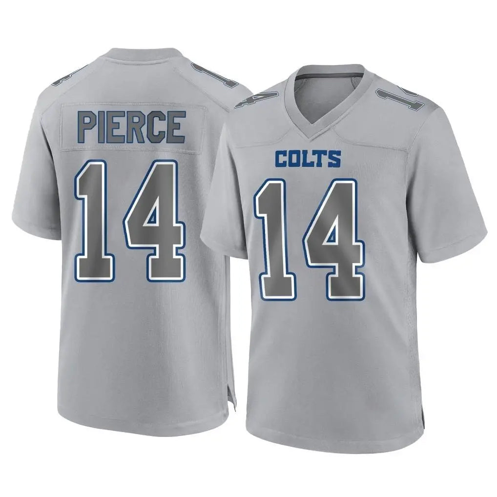 Johmsee IN.Colts #14 Alec Pierce Player Gray Atmosphere Fashion Home Game Stitched Jerseys