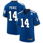 Johmsee IN.Colts #14 Alec Pierce Player Royal Alternate Indiana Nights Home Game Stitched Jerseys