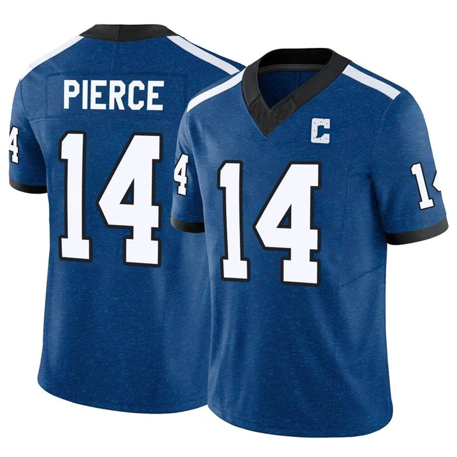Johmsee IN.Colts #14 Alec Pierce Player Royal Vapor F.U.S.E. Limited Stitched Jerseys