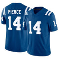 Johmsee IN.Colts #14 Alec Pierce Player Royal Vapor F.U.S.E. Limited Game Stitched Jerseys