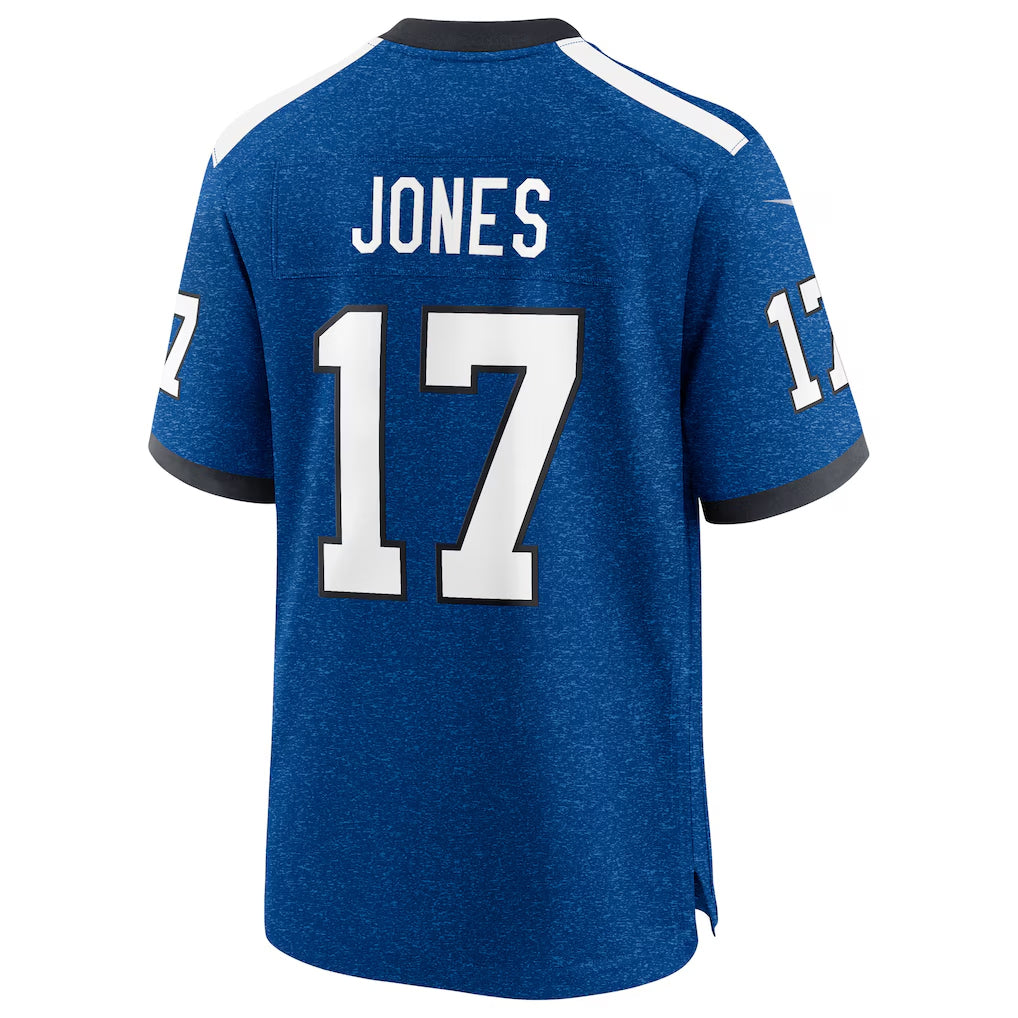 Johmsee IN.Colts #17 Daniel Jones Player Alternate 2 Indiana Nights Game Stitched Jerseys