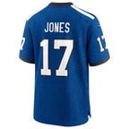 Johmsee IN.Colts #17 Daniel Jones Player Alternate 2 Indiana Nights Game Stitched Jerseys