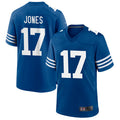 Johmsee IN.Colts #17 Daniel Jones Player Royal Limited Game Stitched Jerseys