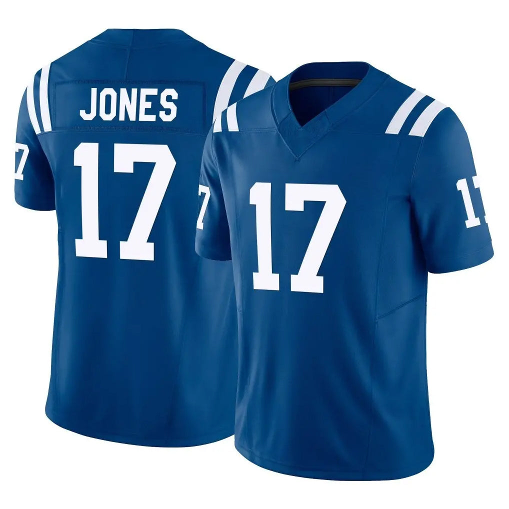 Johmsee IN.Colts #17 Daniel Jones Player Royal Limited Vapor F.U.S.E. Home Game Stitched Jerseys