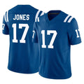 Johmsee IN.Colts #17 Daniel Jones Player Royal Limited Vapor F.U.S.E. Home Game Stitched Jerseys