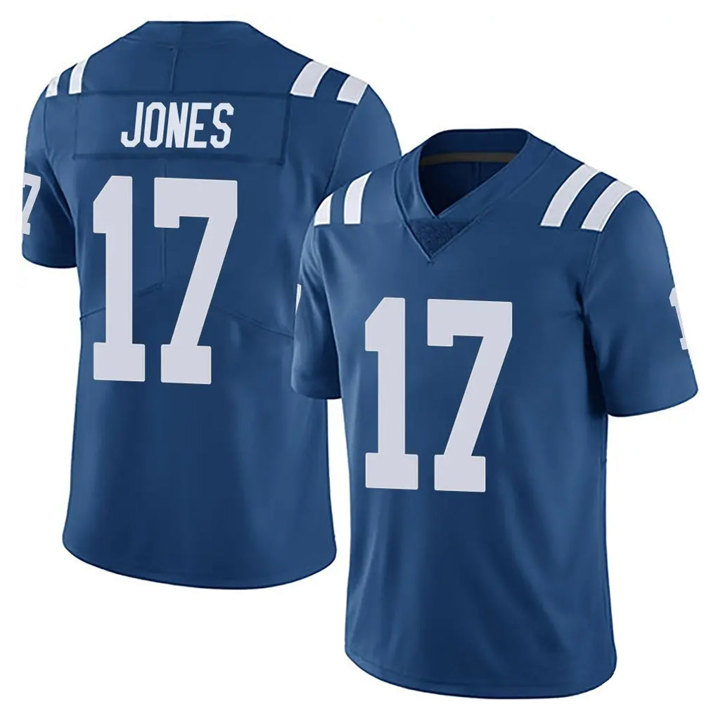Johmsee IN.Colts #17 Daniel Jones Player Royal Limited Vapor Untouchable Home Game Stitched Jerseys