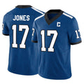 Johmsee IN.Colts #17 Daniel Jones Player Royal Vapor F.U.S.E. Limited Stitched Jerseys