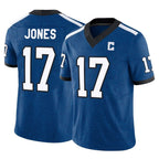 Johmsee IN.Colts #17 Daniel Jones Player Royal Vapor F.U.S.E. Limited Stitched Jerseys