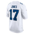 Johmsee IN.Colts #17 Daniel Jones Player Tundra White Fashion Game Stitched Jerseys