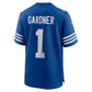 IN.Colts #1 Ahmad Sauce Gardner Royal Alternate Game Stitched American Football Jerseys