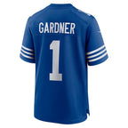 Johmsee IN.Colts #1 Ahmad Sauce Gardner Royal Alternate Game Stitched Jerseys