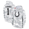 Johmsee IN.Colts #1 Sauce Gardner Player Arctic Camo Salute to Service Hoodies Limited Game Stitched Jerseys
