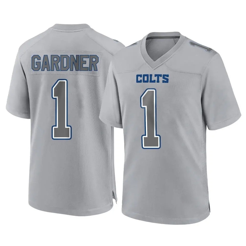 Johmsee IN.Colts #1 Sauce Gardner Player Gray Atmosphere Fashion Home Game Stitched Jerseys