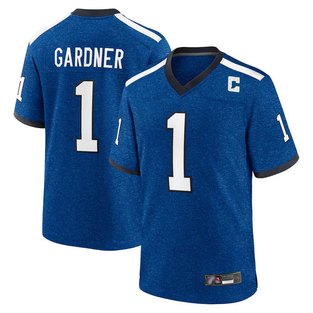 Johmsee IN.Colts #1 Sauce Gardner Player Royal Alternate Indiana Nights Home Game Stitched Jerseys