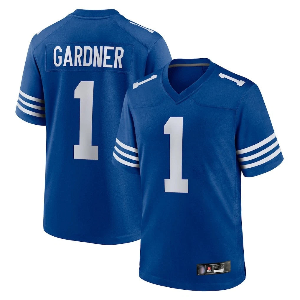 Johmsee IN.Colts #1 Sauce Gardner Player Royal Limited Home Game Stitched Jerseys
