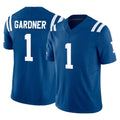 Johmsee IN.Colts #1 Sauce Gardner Player Royal Limited Vapor F.U.S.E. Home Game Stitched Jerseys