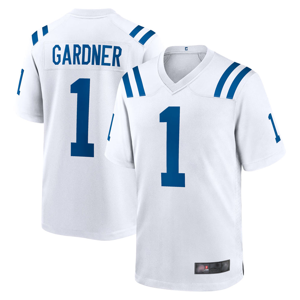 Johmsee IN.Colts #1 Sauce Gardner Player White Home Game Stitched Jerseys