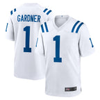 Johmsee IN.Colts #1 Sauce Gardner Player White Home Game Stitched Jerseys
